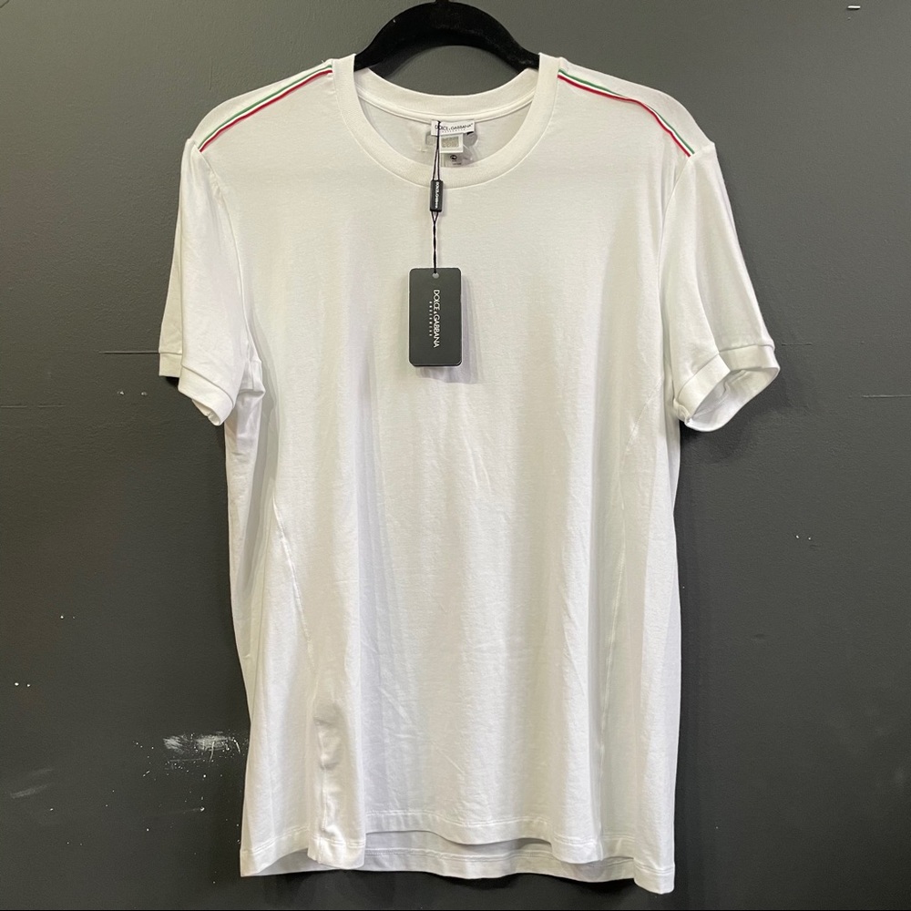 D&G Men's M White Crewneck T shirt / Undershirt